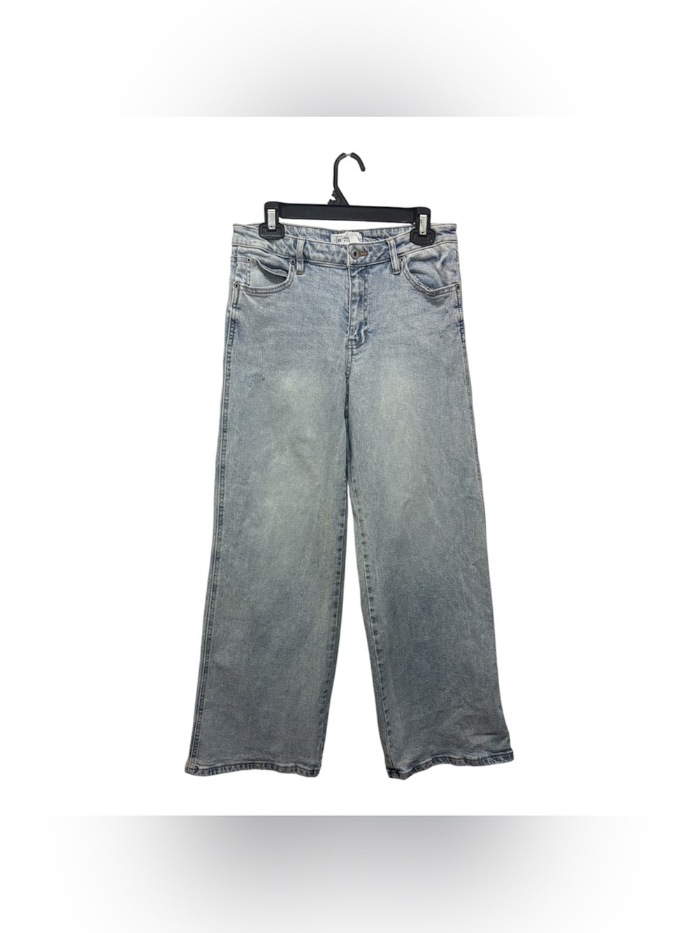 Y2K Vibes Celebrity Pink Light Blue High Rise Baggy Wide Leg Jeans